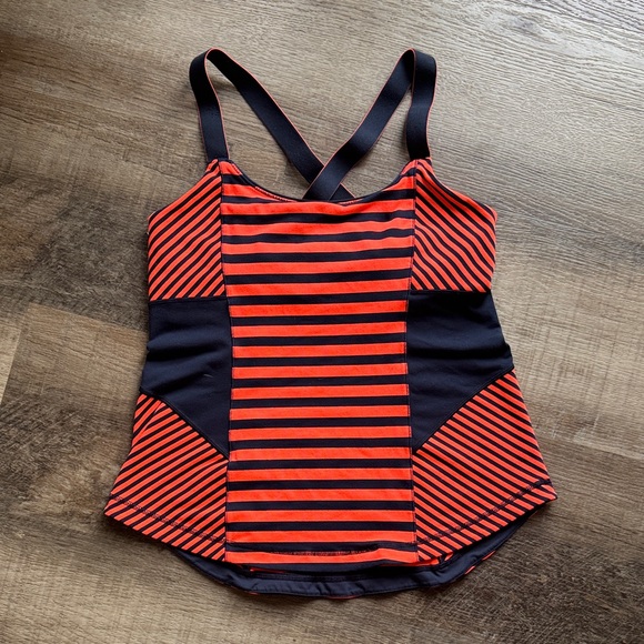 lululemon athletica Tops - lululemon athletics orange and navy workout tank